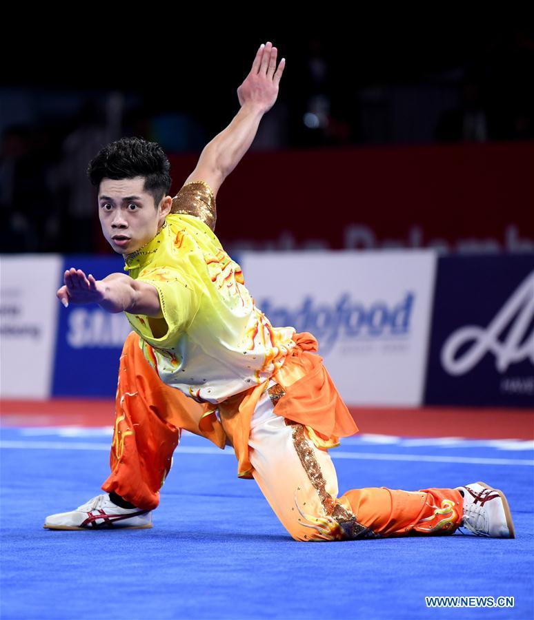 (SP)INDONESIA-JAKARTA-ASIAN GAMES-WUSHU-MEN&rsquo;S CHANGQUAN