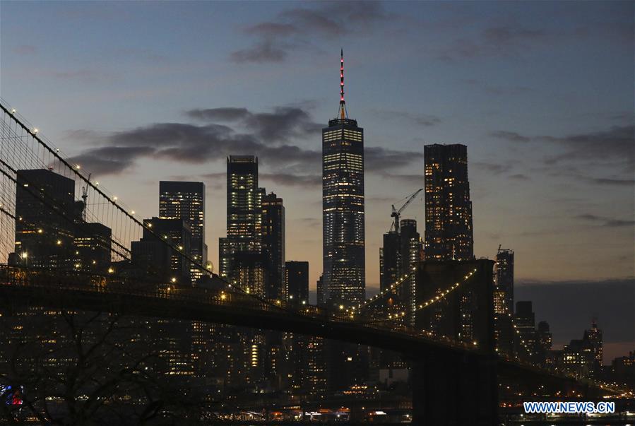 U.S.-NEW YORK-CHINESE NEW YEAR-LIGHTING