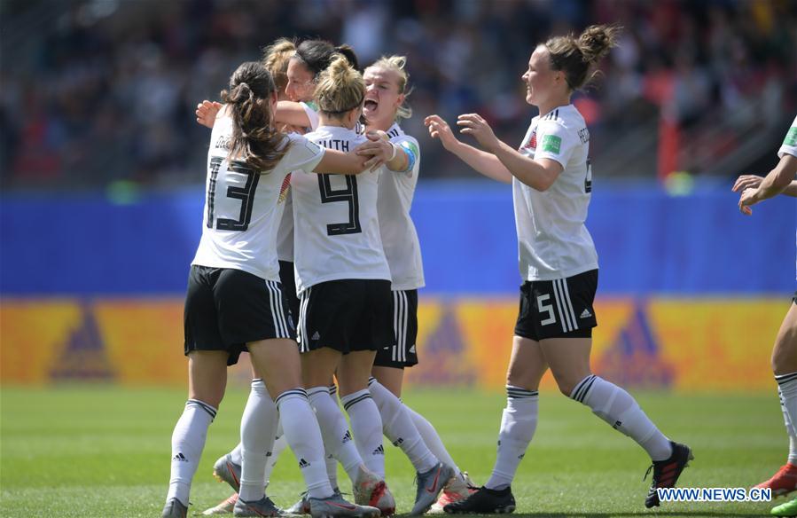 (SP)FRANCE-RENNES-2019 FIFA WOMEN'S WORLD CUP-GROUP B-GER VS CHN