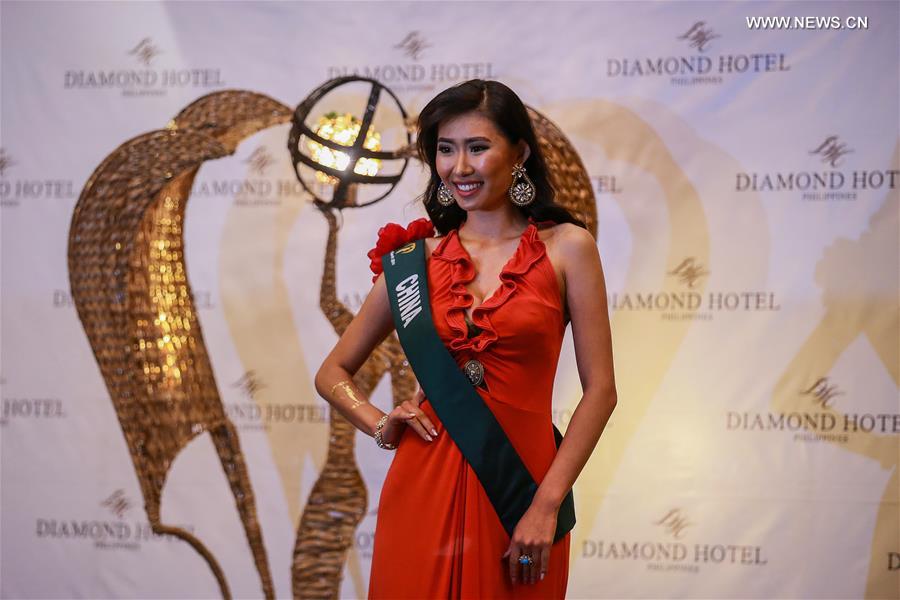 PHILIPPINES-MANILA-MISS EARTH 2019-MEDIA PRESENTATION