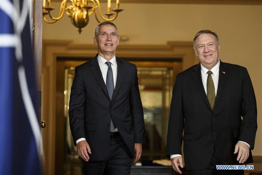 U.S.-WASHINGTON D.C.-POMPEO-NATO-STOLTENBERG-MEETING
