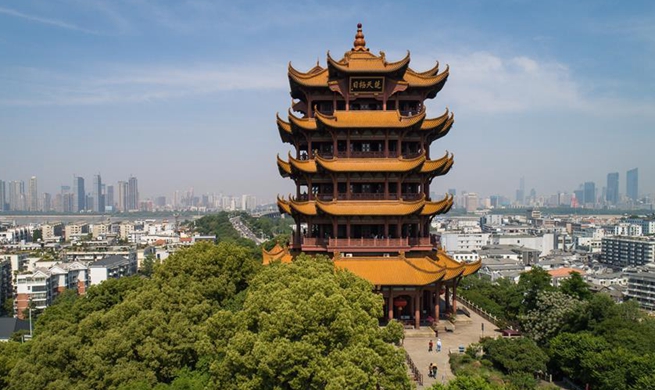 Yellow Crane Tower in Wuhan reopens to public