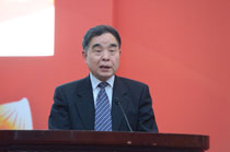 全國人大教科文衛(wèi)委員會(huì)主任委員、清華大學(xué)新聞出版學(xué)院院長(zhǎng)柳斌杰致辭