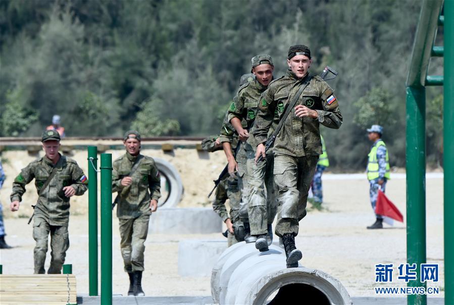 （軍事&middot;圖文互動(dòng)）（6）海上登陸賽障礙賽打響　中國隊(duì)包攬前3名