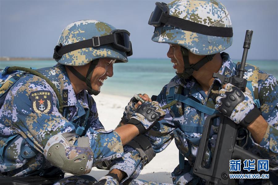 （壯麗70年&middot;奮斗新時(shí)代&middot;新華全媒頭條&middot;圖文互動(dòng)）（7）&ldquo;你在我的航程上，我在你的視線里&rdquo;&mdash;&mdash;走進(jìn)海軍西沙中建島官兵的五彩世界