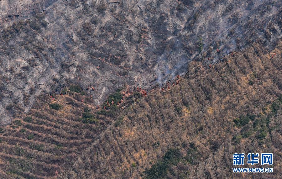 （圖文互動）（2）四川西昌市經久鄉森林火災明火已撲滅