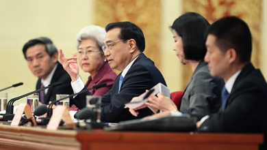 李克強總理與中外記者見面