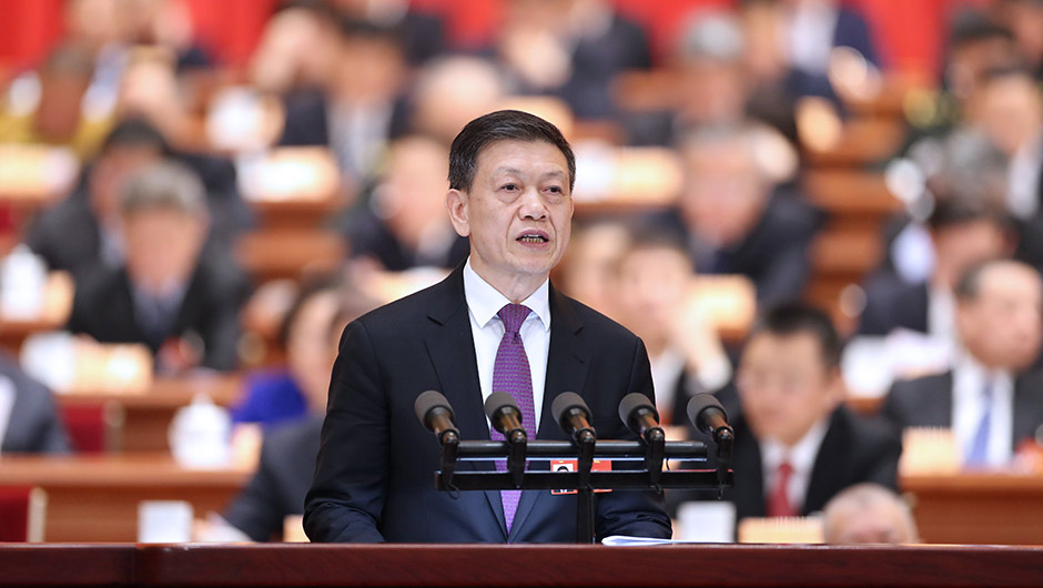 戴北方委員作大會發言