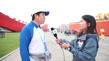 聽閱兵的&ldquo;志愿藍(lán)&rdquo;