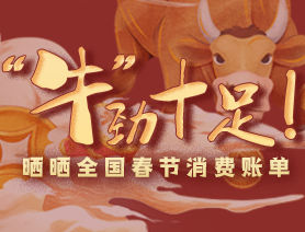 &ldquo;牛&rdquo;勁十足！曬曬全國(guó)春節(jié)消費(fèi)賬單