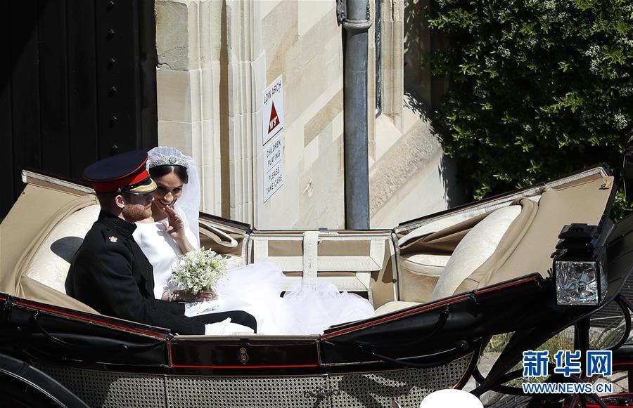 （國際）（4）英國哈里王子與梅根&middot;馬克爾在溫莎城堡舉行婚禮