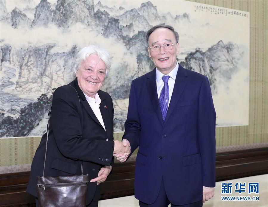 （時政）王岐山會見烏拉圭副總統托波蘭斯基