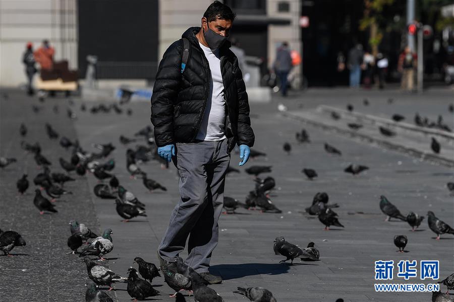 （國際疫情&middot;圖文互動）（2）智利首都圣地亞哥因疫情嚴重將實施封城