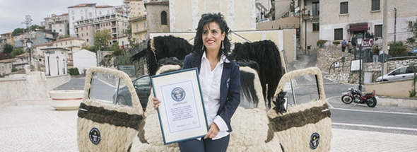 意造型師為愛車做&ldquo;發(fā)型&rdquo; 耗100公斤頭發(fā)獲吉尼斯世界紀(jì)錄稱號