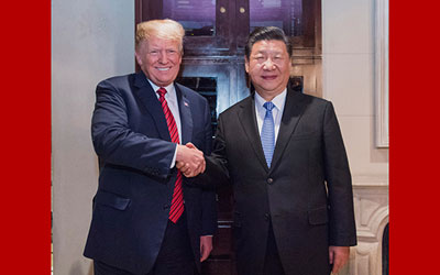 習近平同美國總統舉行會晤